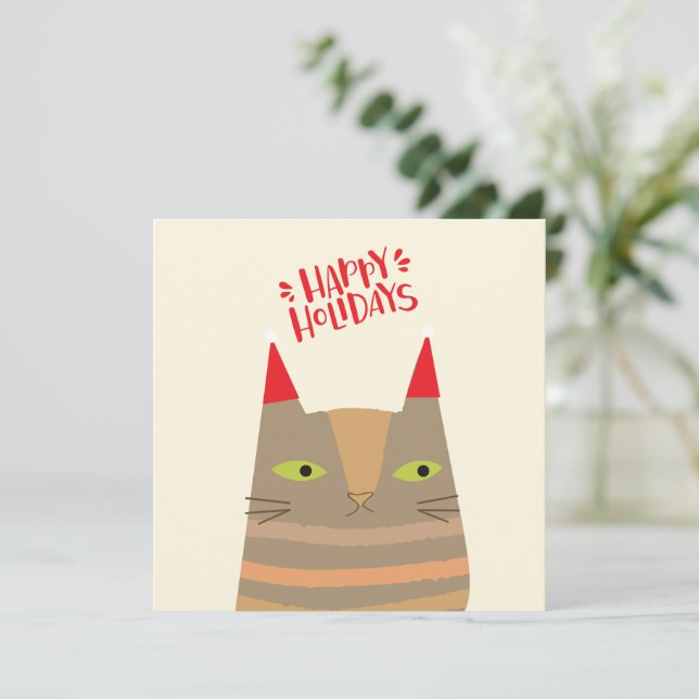 Happy Holidays - Niedlich Weihnachten Weihnachten  (Stehend Vorderseite)
