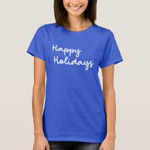 Happy Holidays Niedlich Whimsical Script Simple Fu