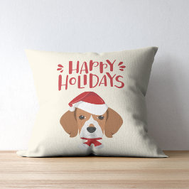 Happy Holidays - Niedlicher Weihnachtsmann - Weihn Kissen
