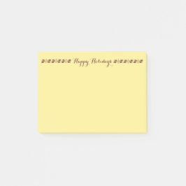 Happy Holidays Post-it® Notes by RoseWrites Post-it Klebezettel