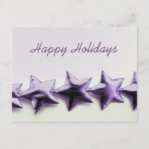 Happy Holidays Postcard Feiertagspostkarte