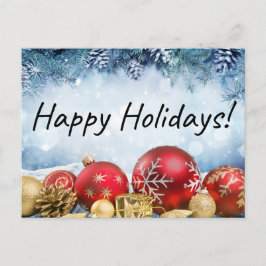 Happy Holidays Postcard Feiertagspostkarte