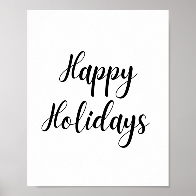 Happy Holidays Poster (Vorne)