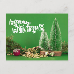 Happy Holidays Postkarte