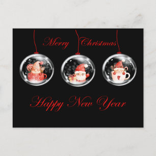 Happy Holidays Postkarte