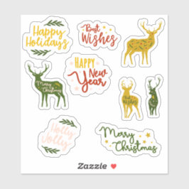 Happy Holidays quotes scrapbook stationär Aufkleber