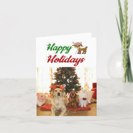 Happy Holidays Rentier Foto Weihnachten