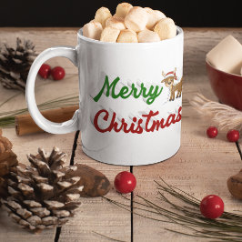 Happy Holidays Rentier Weihnachten Kaffeetasse