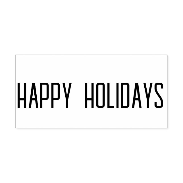 Happy Holidays Rubber Briefmarke Gummistempel (Prägung)