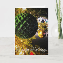 Happy Holidays Scene Feiertagskarte