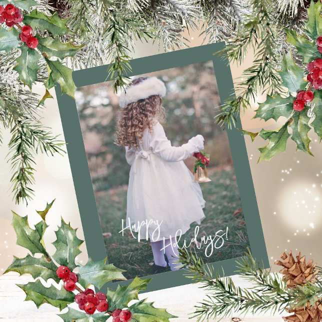 Happy Holidays Script Foto Weihnachten (Von Creator hochgeladen)
