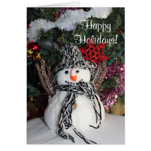 Happy Holidays Snowman
