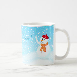 "Happy Holidays" Snowman-Tasse Kaffeetasse