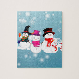 Happy Holidays Snowmen
