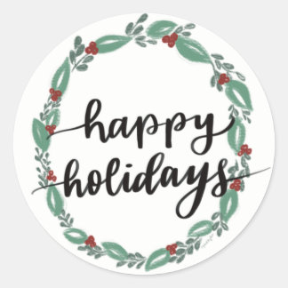Happy Holidays Sticker