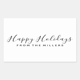 Happy Holidays Sticker Script Personalisiert