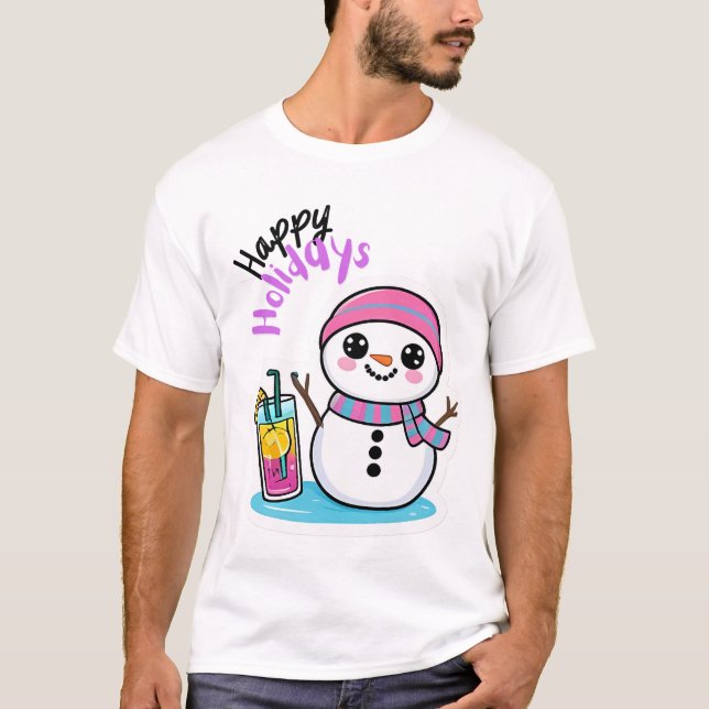 Happy Holidays T-Shirt (Vorderseite)
