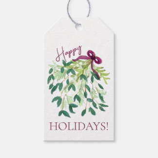 Happy Holidays Tag Geschenkanhänger