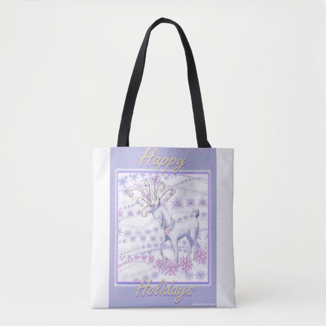 Happy Holidays Tasche (Vorderseite)