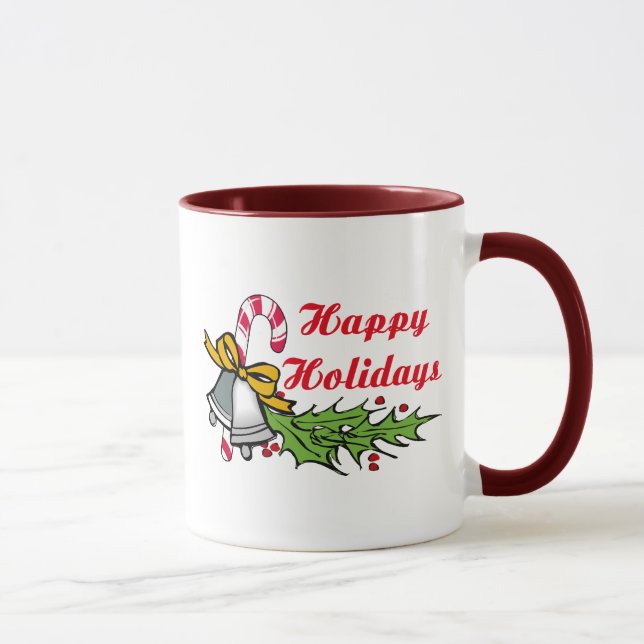 Happy Holidays Tasse (Rechts)