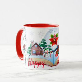 Happy Holidays Tasse