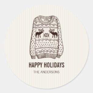 Happy Holidays Vacances Essentials Sticker