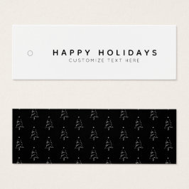 Happy Holidays Vêtements d'affaires Hang Tag