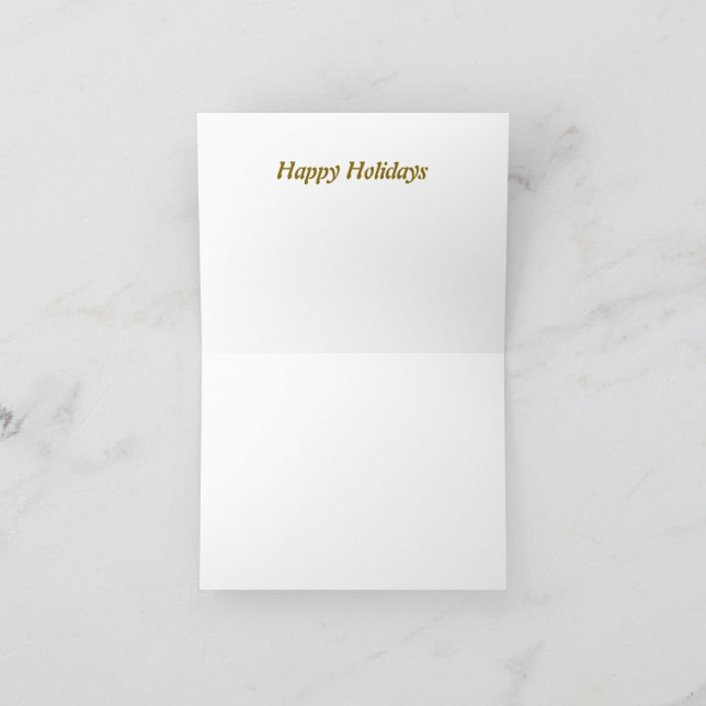 Happy holidays vintage retro feiertagskarte (Innenseite)