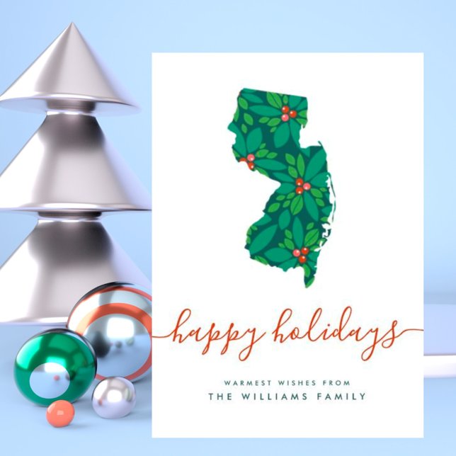 HAPPY HOLIDAYS Warm Wishes From New Jersey (Von Creator hochgeladen)