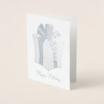 Happy Holidays Weihnachten Hanukkah Paket Geschenk Folienkarte<br><div class="desc">Die Karte zeigt eine originelle Marker-Abbildung einer ummantelten Geschenkboxen mit einem Bogen oben, und HAPPY HOLIDAYS in einem lustigen Schriftart. Sehen Sie nicht, wonach Sie suchen? Brauchen Sie Hilfe bei der Anpassung? Klicken Sie auf "rebeccaheartsny" (obere rechte Ecke) und dann auf "Kontakt mit diesem Designer", um etwas für Sie kreiert...</div>