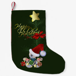 Happy Holidays Weihnachten Kleiner Weihnachtsstrumpf