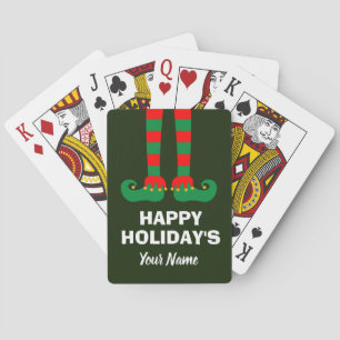 Happy Holidays Weihnachten Spielkarten Geschenk