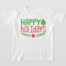 Happy Holidays Weihnachten T-Shirt
