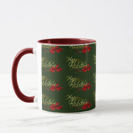 Happy Holidays Weihnachten Tasse