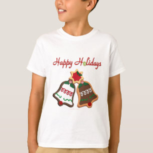Happy Holidays Weihnachts Cookie Bells T-Shirt
