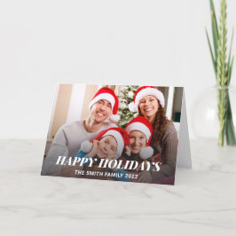Happy Holidays Weihnachts Foto Weihnachtskarte Feiertagskarte