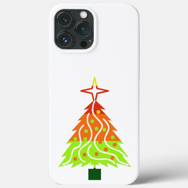 Happy Holidays Weihnachtsbaum Case-Mate iPhone Hülle (Rückseite)