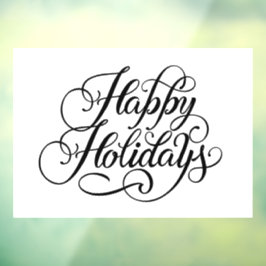 Happy Holidays Window Cloning Fensteraufkleber