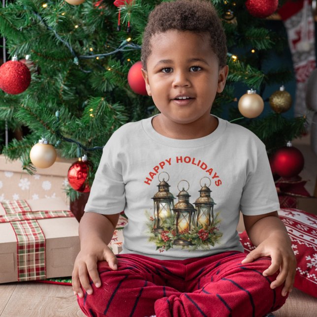 Happy Holidays Winter Lantern T-Shirt (Von Creator hochgeladen)