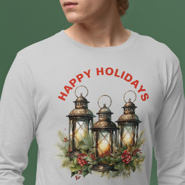 Happy Holidays Winter Lantern T-Shirt