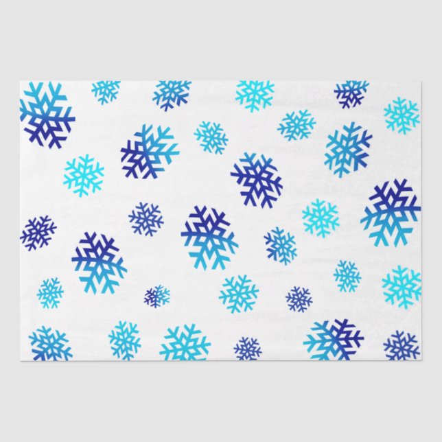 HAPPY HOLIDAYS | WINTER WONDERLAND | SNOW.FLAKE | SEIDENPAPIER (Vorderseite)