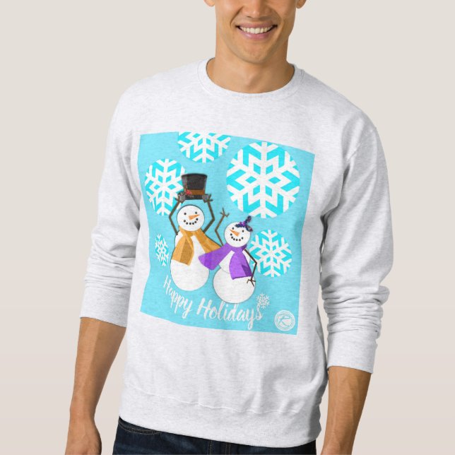 HAPPY HOLIDAYS | Winterfreunde | Sweatshirt (Vorderseite)