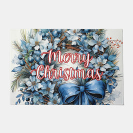 Happy Holidays Wreath | Frohe Weihnachten Fußmatte
