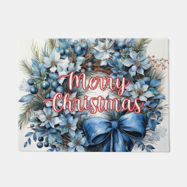 Happy Holidays Wreath | Frohe Weihnachten Fußmatte