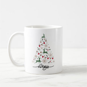 HAPPY HOLIDAYS XMAS TASSE