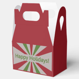 Happy Holidays Zollfavorisierbox Geschenkschachtel