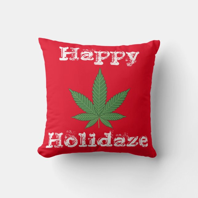 Happy Holidaze Kissen (Vorderseite)