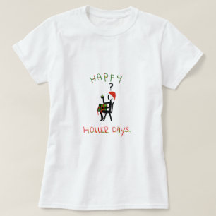 Happy Hollerdays 6 - Avocado Weihnachtsgeschenk. T-Shirt