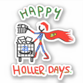 Happy Hollerdays 8 - bestellen Sie Picker. Aufkleber