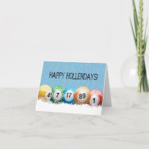 Happy Hollerdays Grußkarte